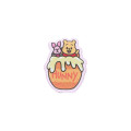 Japan Disney Squishy Sticky Notes - Piglet & Pooh : Honey Pot Art By Tarout - 3