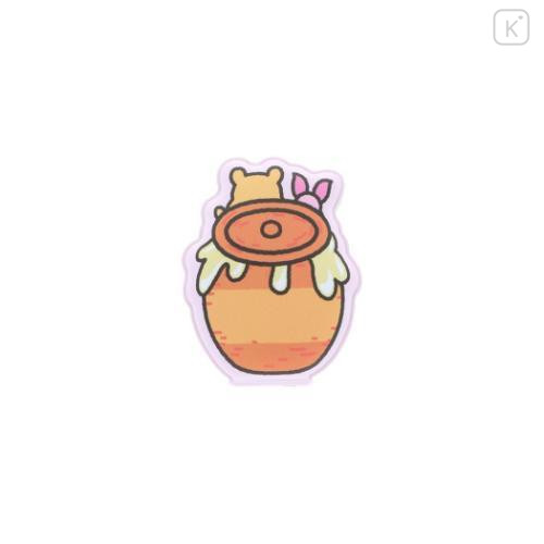 Japan Disney Squishy Sticky Notes - Piglet & Pooh : Honey Pot Art By Tarout - 4