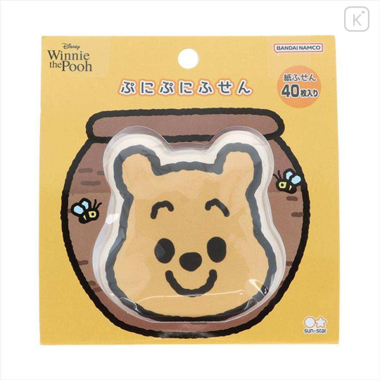 Japan Disney Squishy Sticky Notes - Pooh : Smile Art By Tarout - 1