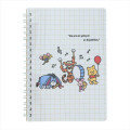 Japan Disney B6 Ring Notebook - Winnie the Pooh : Fun Art By Tarout - 1