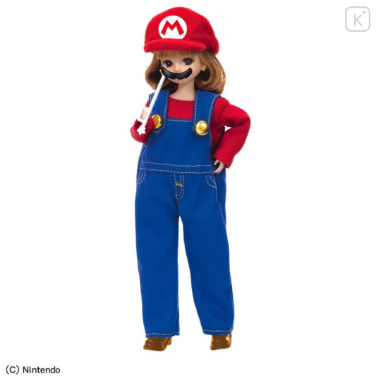Japan Licca × Super Mario Brothers Doll Set - Mario - 3