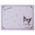 Japan Sanrio Mini Notepad - Kuromi : Love Rules - 3