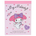 Japan Sanrio Mini Notepad - My Melody : Love Rules - 1