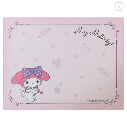 Japan Sanrio Mini Notepad - My Melody : Love Rules - 3