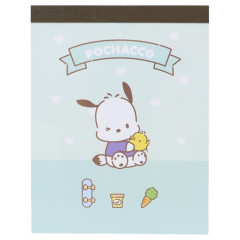 Japan Sanrio Mini Notepad - Pochacco : Friend Mint