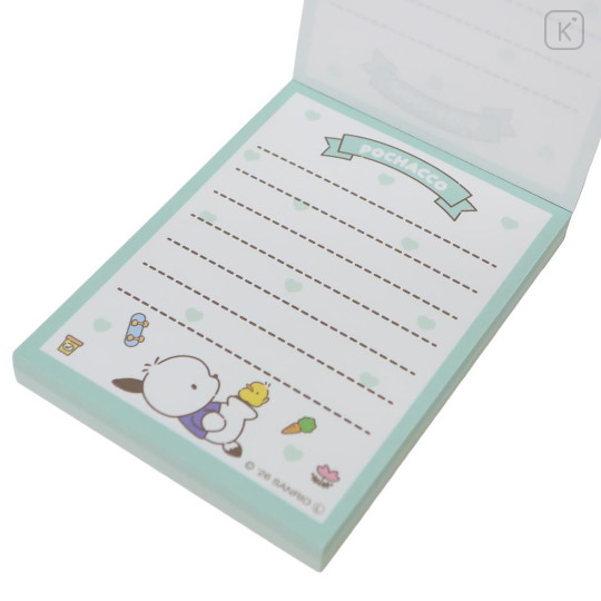 Japan Sanrio Mini Notepad - Pochacco : Friend Mint - 2