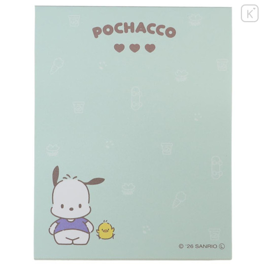 Japan Sanrio Mini Notepad - Pochacco : Friend Mint - 3