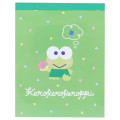 Japan Sanrio Mini Notepad - Keroppi : Donut Green - 1