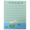 Japan Sanrio Mini Notepad - Keroppi : Donut Green - 3