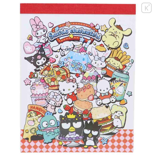Japan Sanrio Mini Notepad - Characters Party - 1
