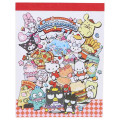 Japan Sanrio Mini Notepad - Characters Party - 1