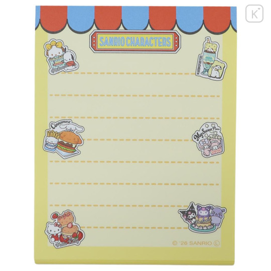 Japan Sanrio Mini Notepad - Characters Party - 3