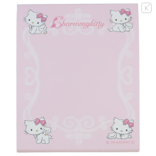 Japan Sanrio Mini Notepad - Charmmy Kitty : Bear Pink - 3