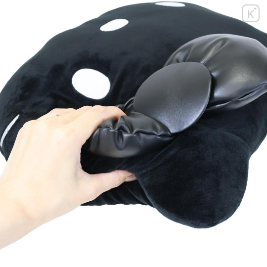 Japan Sanrio Die-cut Cushion - Hello Kitty : Face Monochrome - 3