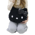 Japan Sanrio Die-cut Cushion - Hello Kitty : Face Monochrome - 4