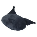 Japan Sanrio Die-cut Cushion - Kuromi : Face Monochrome - 2