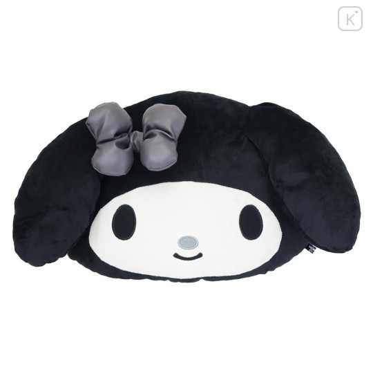 Japan Sanrio Die-cut Cushion - My Melody : Face Monochrome - 1