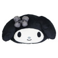 Japan Sanrio Die-cut Cushion - My Melody : Face Monochrome - 1