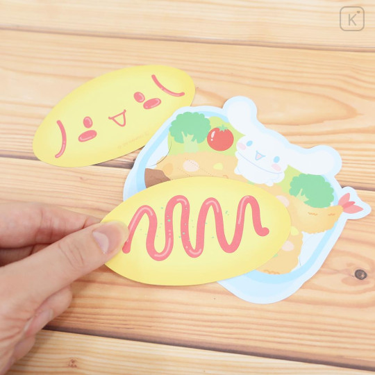 Japan Sanrio Memo Pad - Cinnamoroll : Hidden Happy Picnic Bento Style - 3