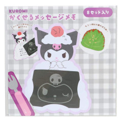 Japan Sanrio Memo Pad - Kuromi : Hidden Happy Picnic Bento Style