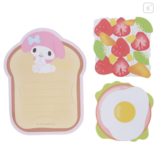 Japan Sanrio Memo Pad - My Melody : Hidden Happy Picnic Bento Style - 2