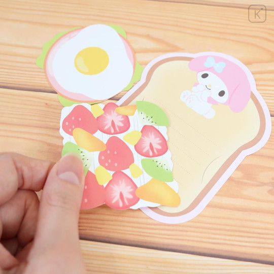 Japan Sanrio Memo Pad - My Melody : Hidden Happy Picnic Bento Style - 3