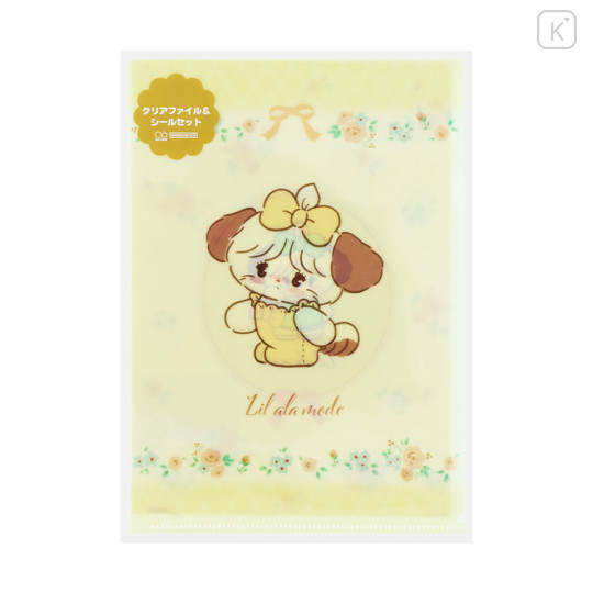 Japan Mikko Illustrations A5 File Holder with Sticker Set - Souffle Lil ala mode - 1