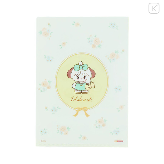Japan Mikko Illustrations A5 File Holder with Sticker Set - Souffle Lil ala mode - 3