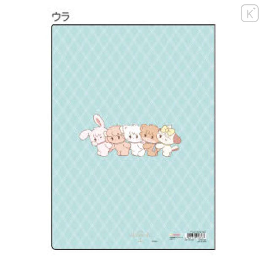 Japan Mikko Illustrations 5 Pockets A4 Index File Holder - Lil ala mode Turquoise - 2