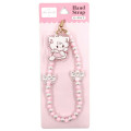 Japan Sanrio Beaded Phone Charm Hand Strap - Lil ala mode Mousse - 1
