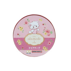 Japan Mikko Illustrations Transparent Masking Tape - Lil ala mode Mousse Flower