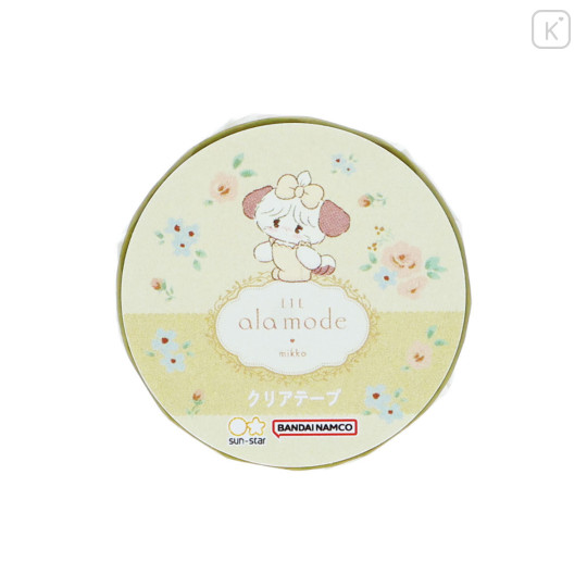 Japan Mikko Illustrations Transparent Masking Tape - Lil ala mode Souffle Flower - 1