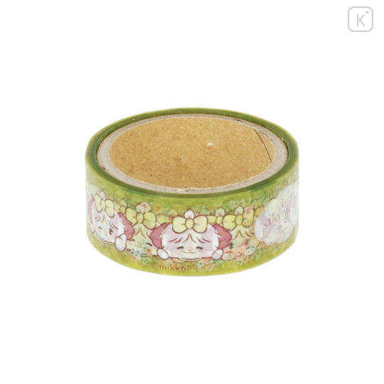 Japan Mikko Illustrations Transparent Masking Tape - Lil ala mode Souffle Flower - 3