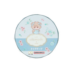 Japan Mikko Illustrations Transparent Masking Tape - Lil ala mode Latte Flower
