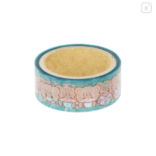 Japan Mikko Illustrations Transparent Masking Tape - Lil ala mode Latte Flower - 3