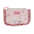 Japan Mikko Illustrations Frill Cosmetic Pouch - Lil ala mode Mousse & Cammy - 1