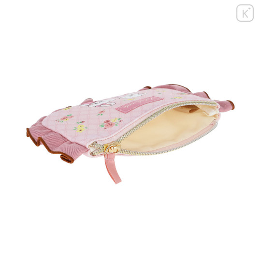 Japan Mikko Illustrations Frill Cosmetic Pouch - Lil ala mode Mousse & Cammy - 3