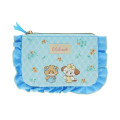 Japan Mikko Illustrations Frill Cosmetic Pouch - Lil ala mode Souffle & Latte - 1