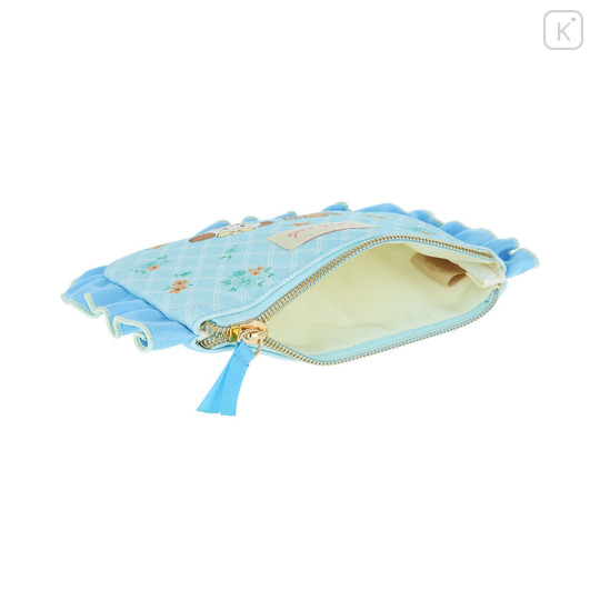 Japan Mikko Illustrations Frill Cosmetic Pouch - Lil ala mode Souffle & Latte - 3