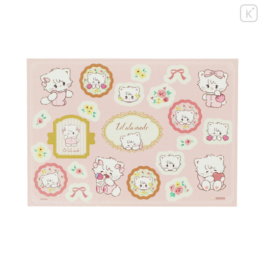 Japan Mikko Illustrations A5 File Holder with Sticker Set - Lil ala mode Mousse - 2