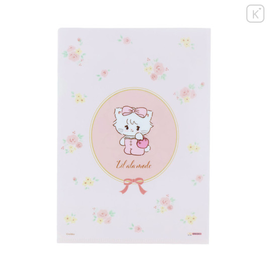 Japan Mikko Illustrations A5 File Holder with Sticker Set - Lil ala mode Mousse - 3