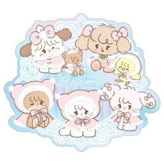 Japan Mikko Illustrations Large Vinyl Hologram Sticker - Lil ala mode Coat