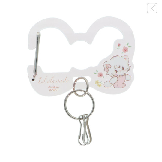Japan Mikko Illustrations Acrylic Carabiner Keychain - Lil ala mode Mousse - 2