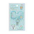 Japan Mikko Illustrations Acrylic Carabiner Keychain - Lil ala mode Latte - 2