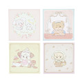 Japan Mikko Illustrations Square Memo - Lil ala mode Mousse & Cammy - 2