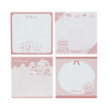 Japan Mikko Illustrations Square Memo - Lil ala mode Mousse & Cammy - 3