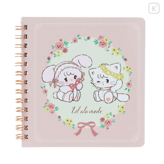 Japan Mikko Illustrations Square Notebook - Lil ala mode Mousse & Cammy - 1
