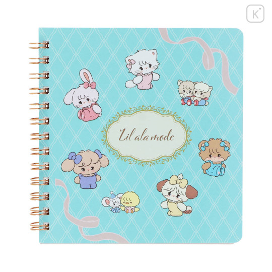 Japan Mikko Illustrations Square Notebook - Lil ala mode Turquoise - 1