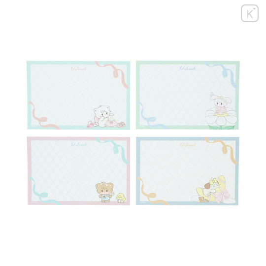 Japan Mikko Illustrations Mini Letter Set - Lil ala mode Light Blue - 3