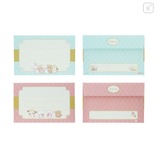 Japan Mikko Illustrations Mini Letter Set - Lil ala mode Light Blue - 4